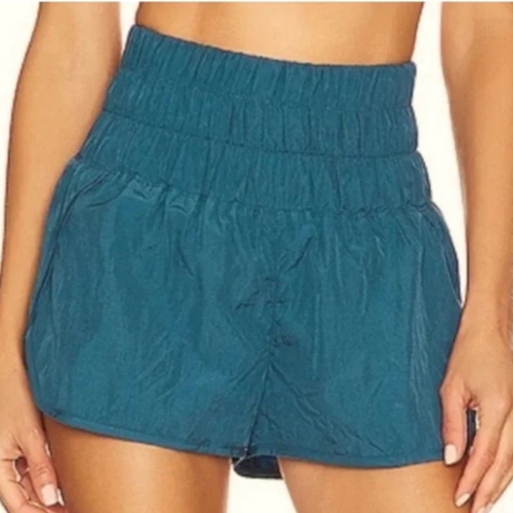 Free People The Way Home Running Shorts Emerald Green Size Medium⭐️